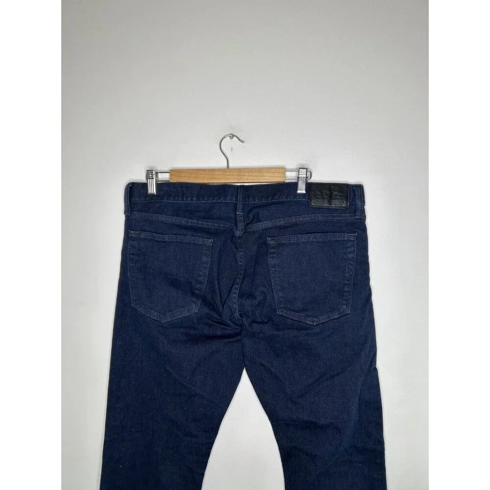 Polo by Ralph Lauren Men's Slim Jeans - Dark Blue - Picture 13 of 15